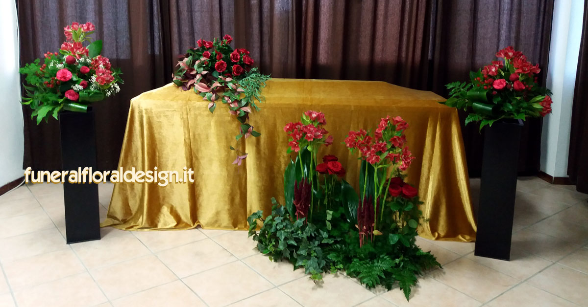 Arte floreale funebre fiori per il commiato