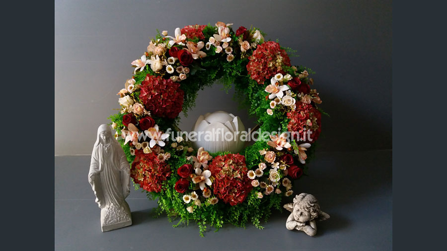 8" Oasis Floreale Schiuma FRAME RING 20cm porta di natale tavola CORONA funerale di fiori 